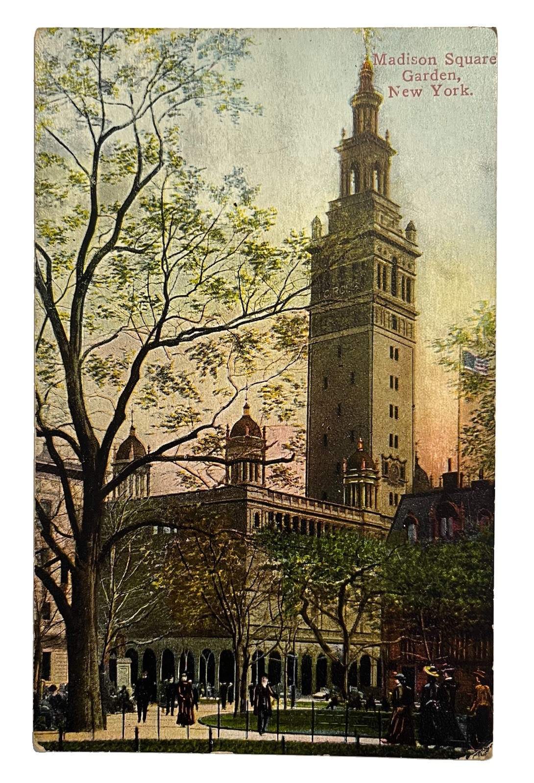 Vintage Postcard - Madison Square Garden, New York