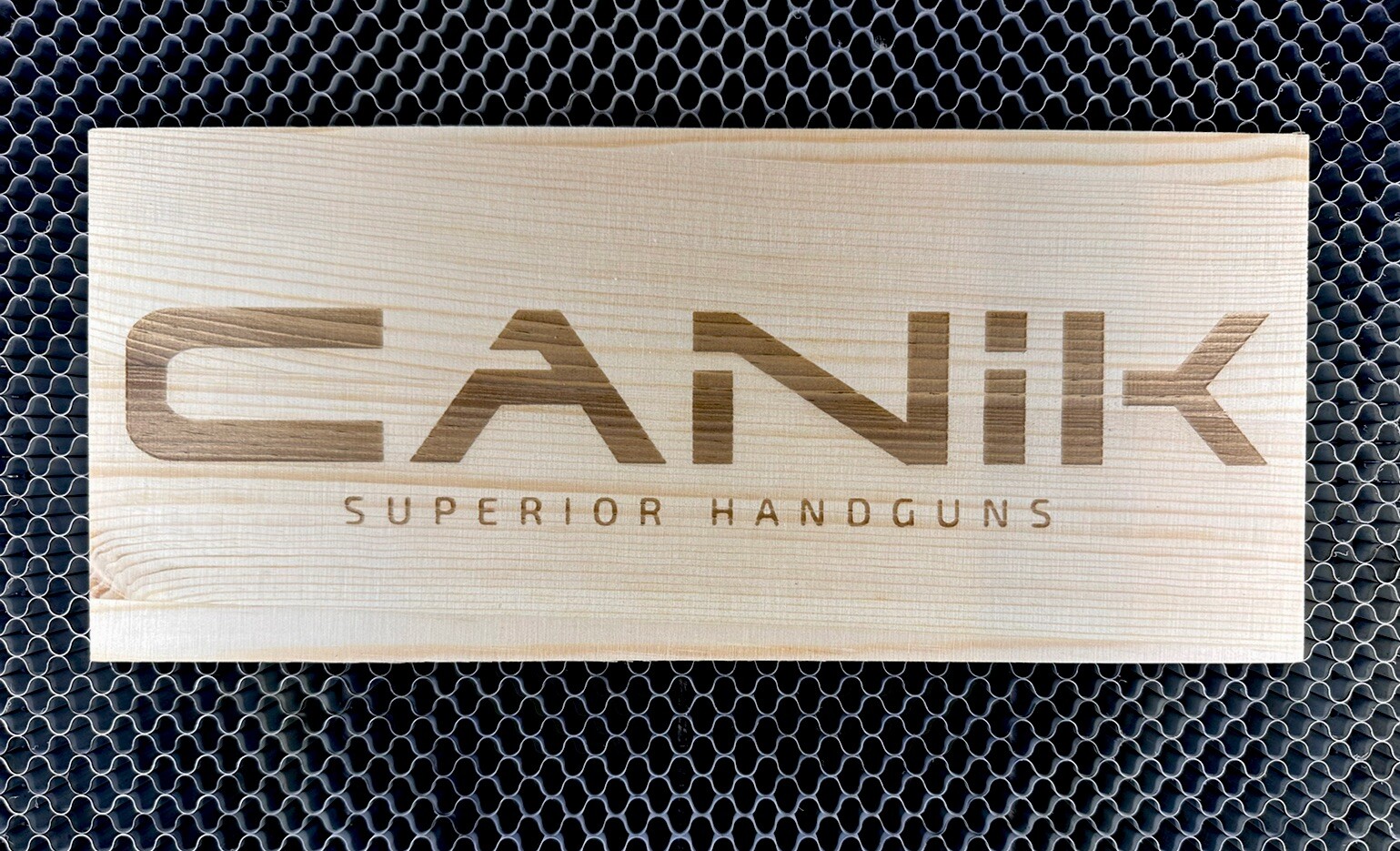 Canik Superior Handguns Pistol Wood Sign 12x5 Collectors