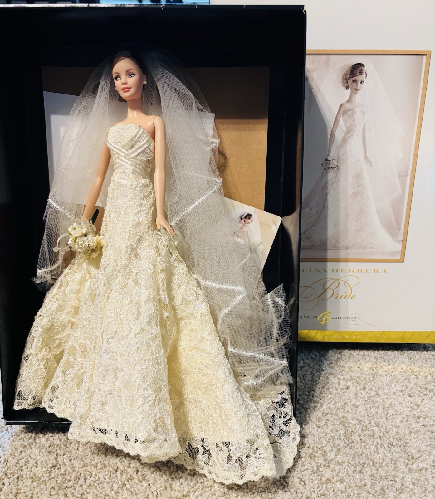 Carolina Herrera Bride Barbie Collector Gold Label B9797