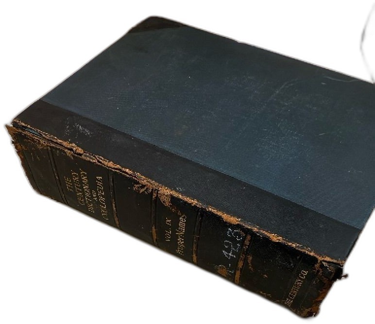Century Dictionary And Cyclopedia Vol IX 1906 Antique Reference Book Library Edi