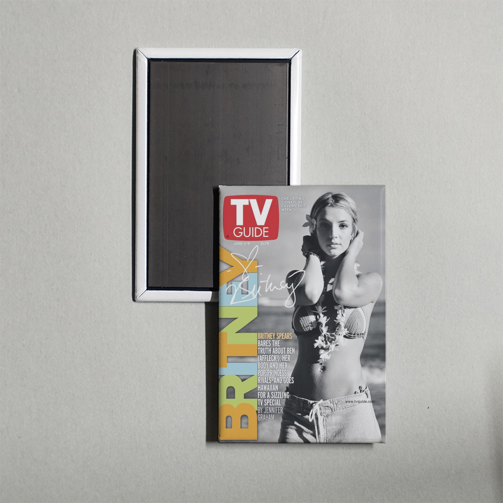 TV Guide 06-03-2000 - Britney Spears 1 of 2 Fridge Magnet