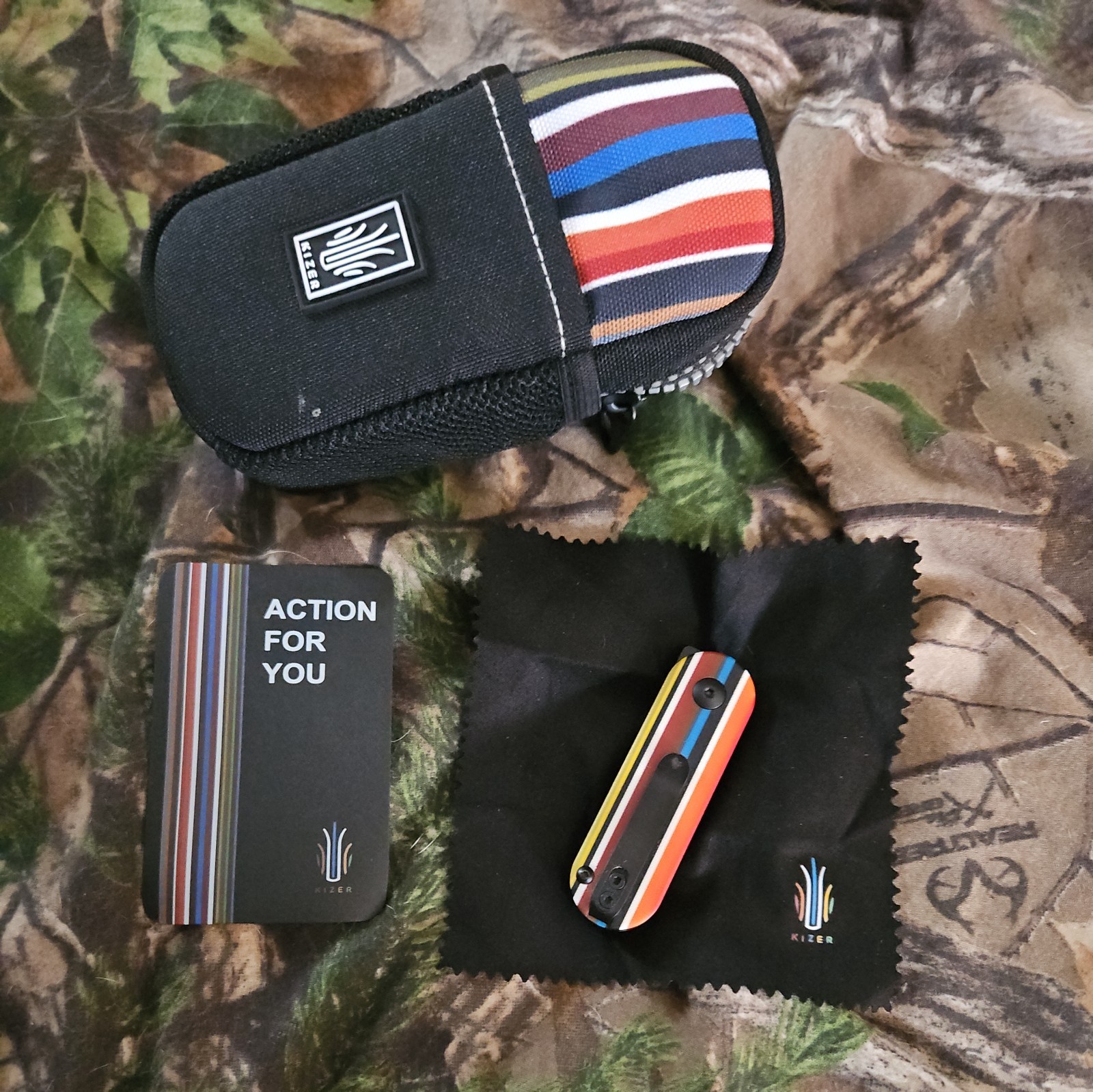 Kizer Mini Bay Serape Series Pocket Knife