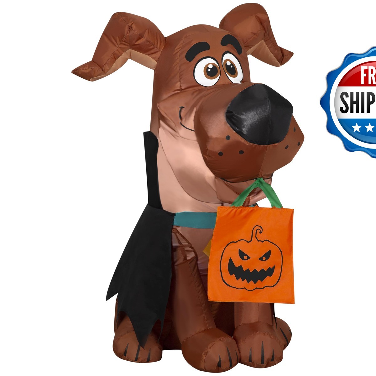 Gemmy 3.5 Ft Scoob Halloween Inflatable Scooby-Doo Vampire Puppy