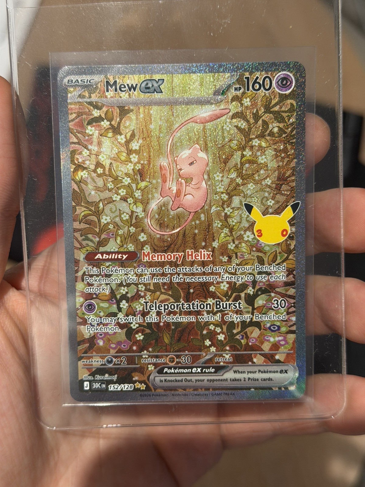 MEW ex SIR 🔥 30th Celebration Pokemon Card Early Release #152/128
