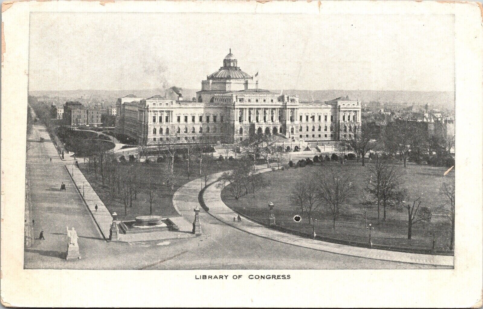 Library Congress Washington DC Antique Postcard UNP Unused DB