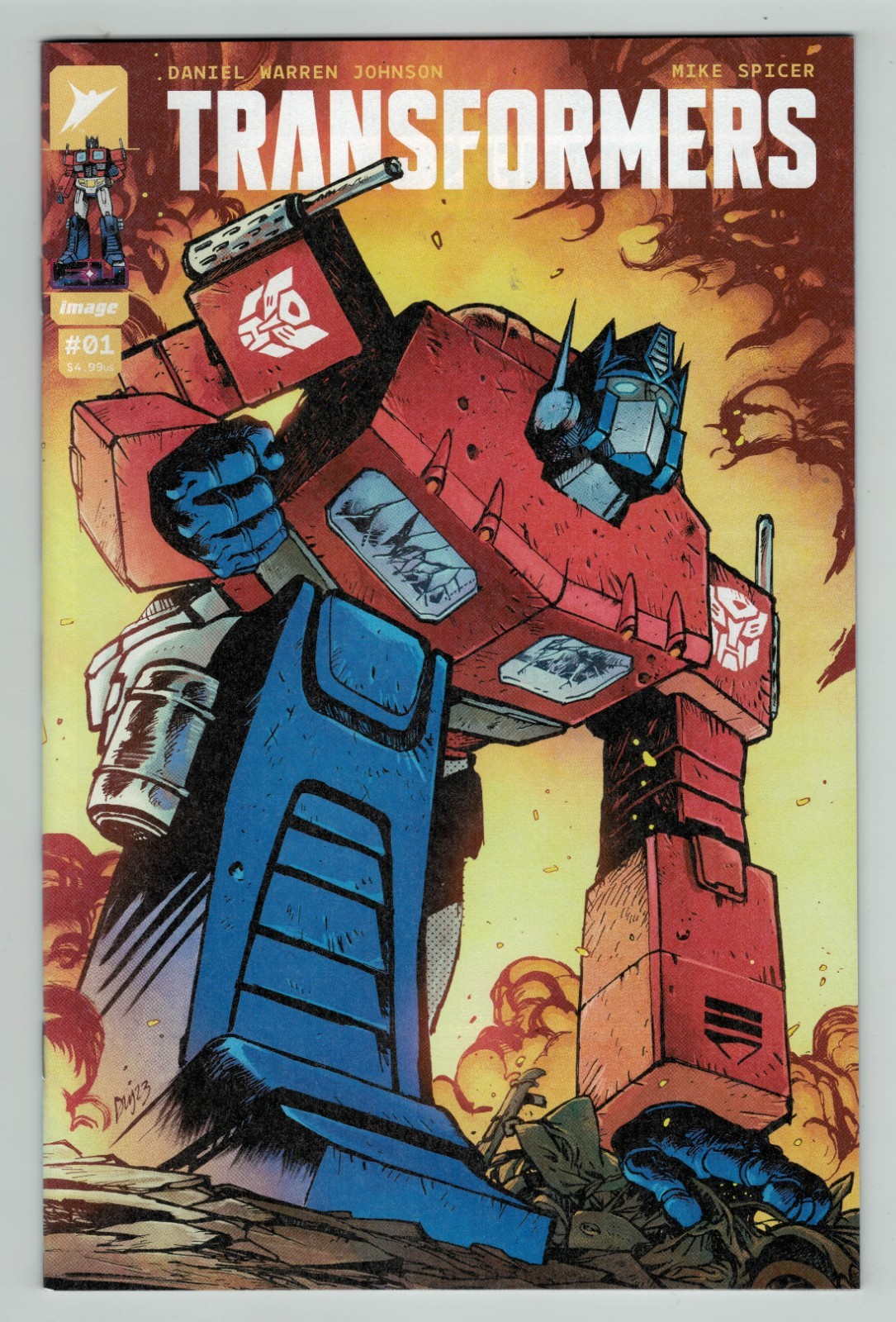 Transformers 1 Daniel Warren Johnson 1st print Cover A Image Comics 2023