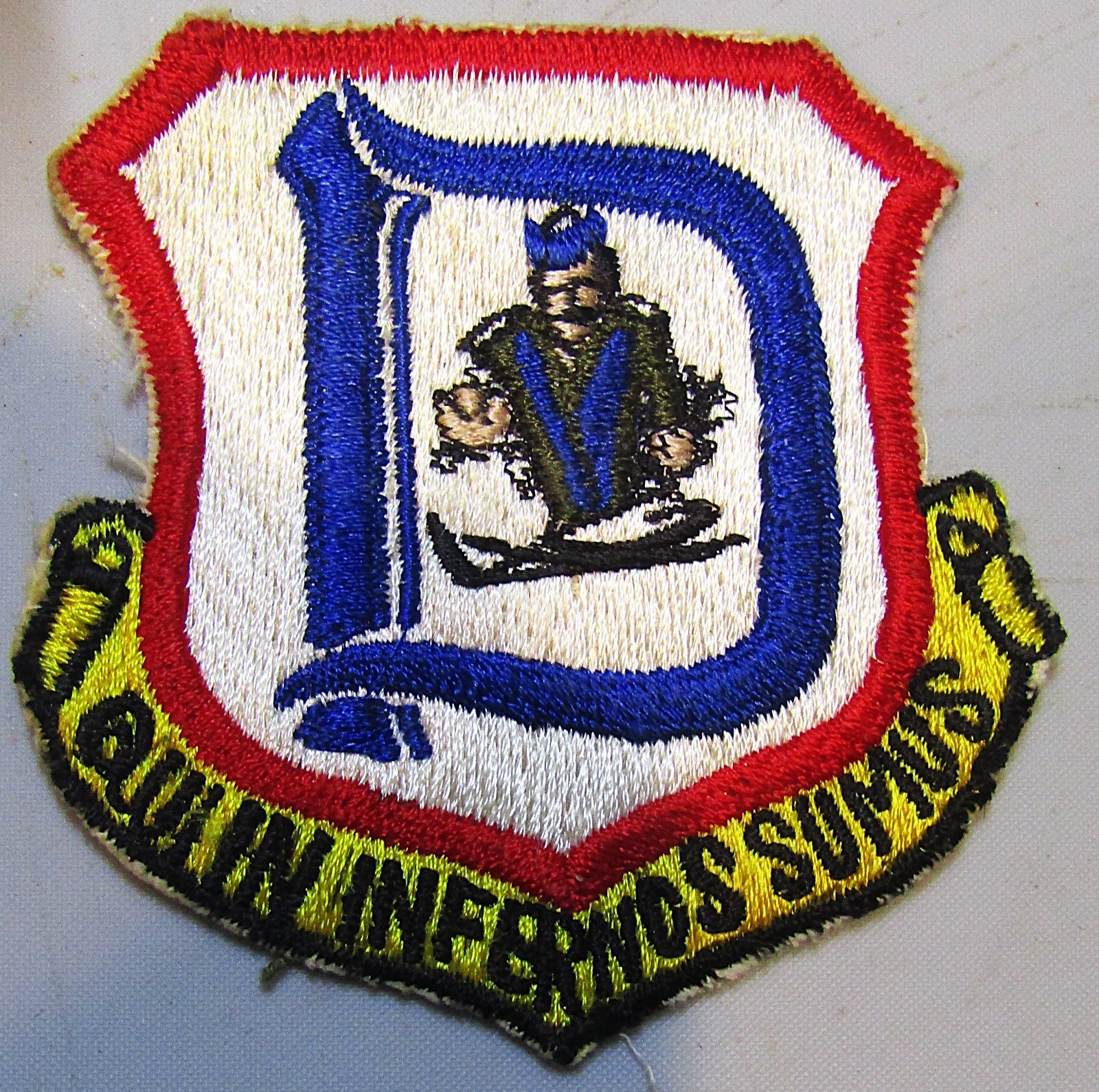 c.1950s Possible Dunkirk High School NY “D” Marauder Patch Made in Japan