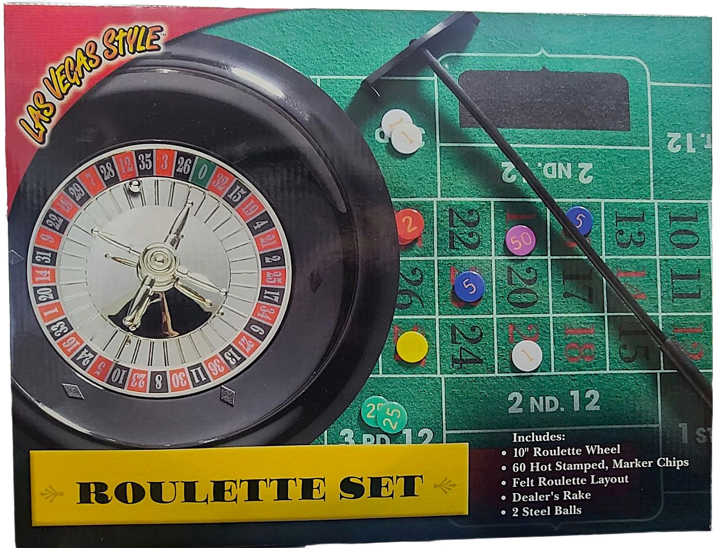 Deluxe Roulette Set with 10