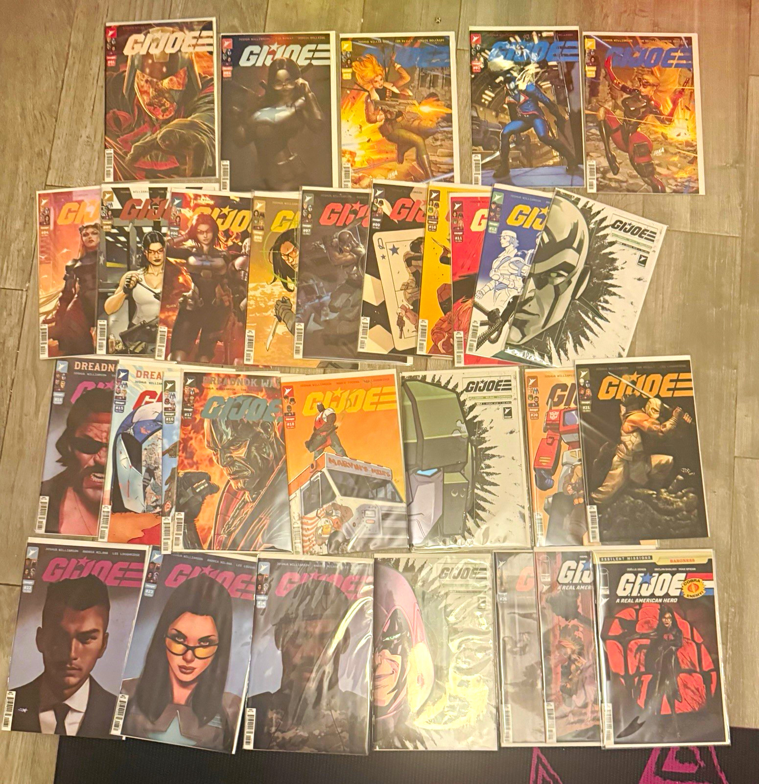 G.I. Joe #1-26 + bonuses, first Printings NM Image Comics skybound energon