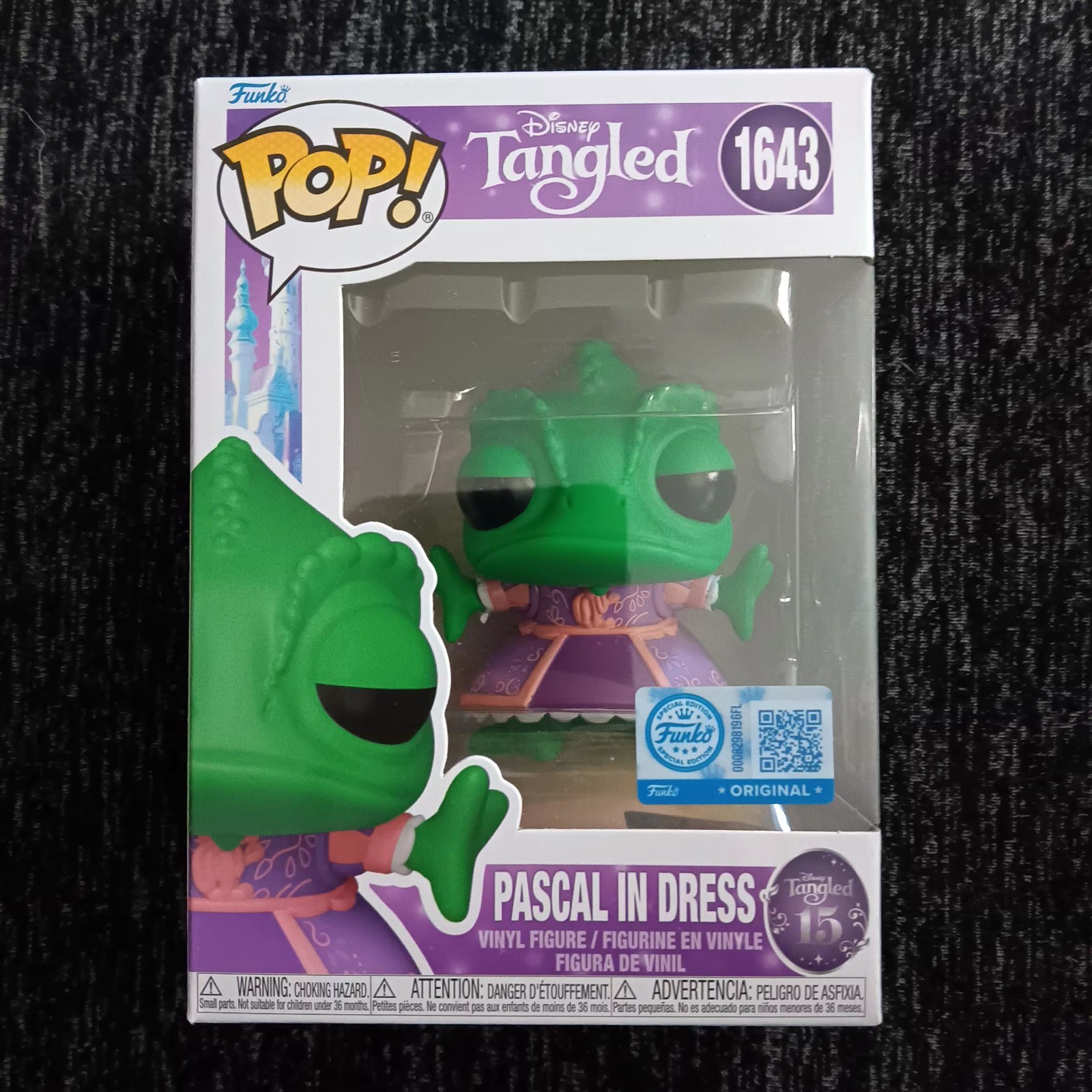 Funko Pop Disney Tangled PASCAL IN DRESS Funko Original #1643