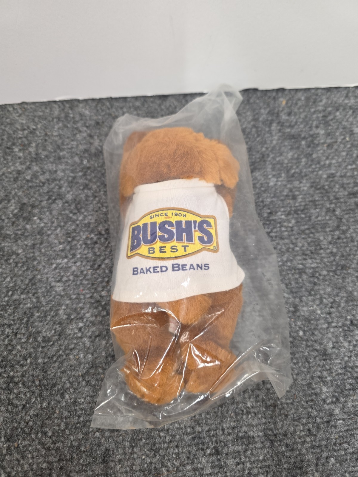 Vintage 1999 Bush’s Baked Beans Duke Stuffed Animal Puppy Dog 7” Plush