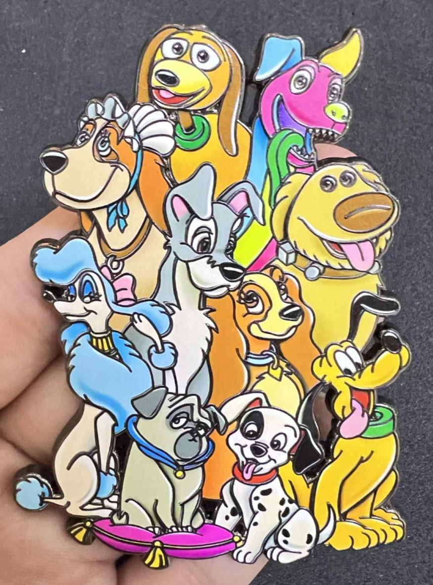 PIN DOGS LADY TRAMP NANA PLUTO PERCY SLINKY GEORGETTE DANTE  3\