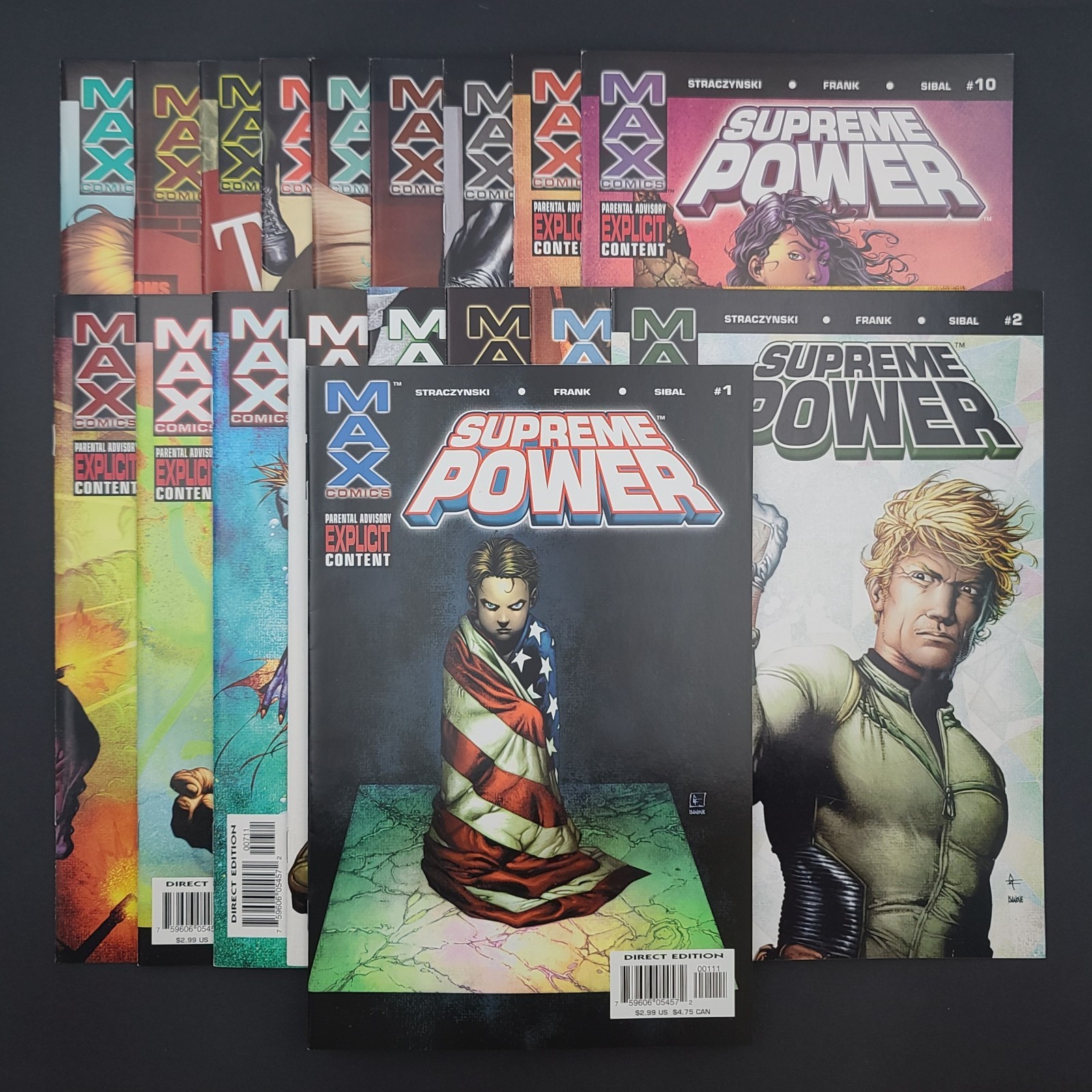 Supreme Power #1-18: Complete Series, Straczynski/Frank (Marvel MAX, 2003-05)