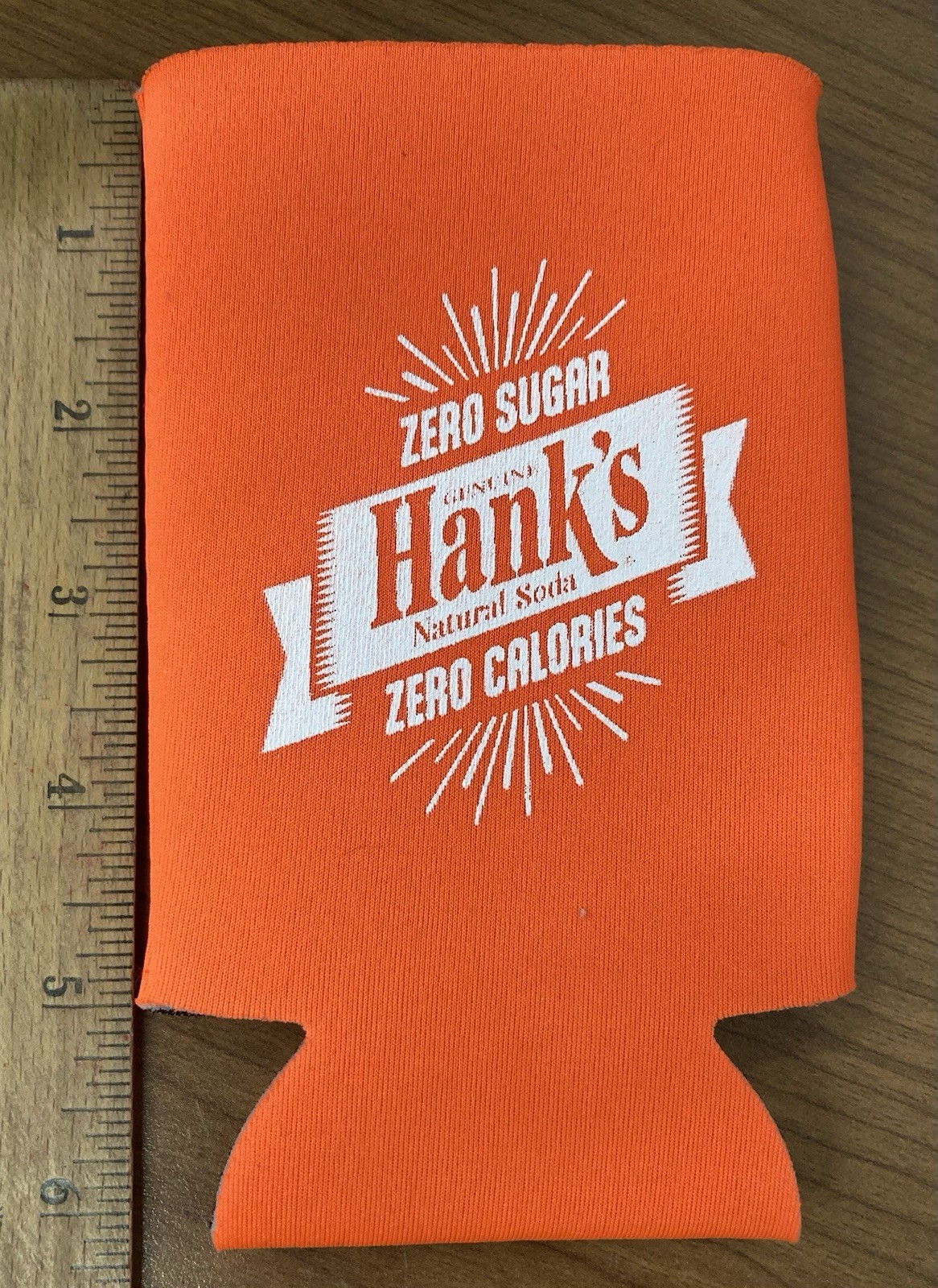 Hank’s Genuine Natural Soda Co. Foam Insulated Drink Koozie Craft Soda Retro