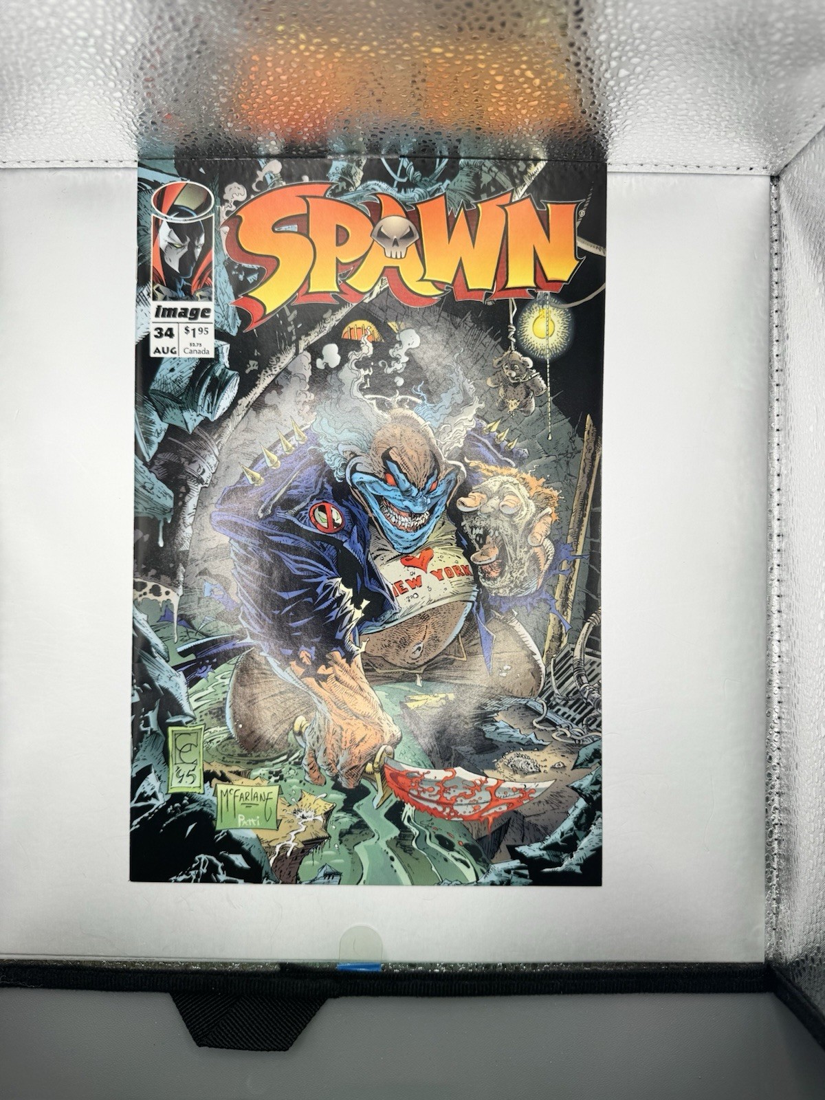 Spawn #34 Image Comics Variant 1995 Greg Capullo Todd McFarlane NM 9.4