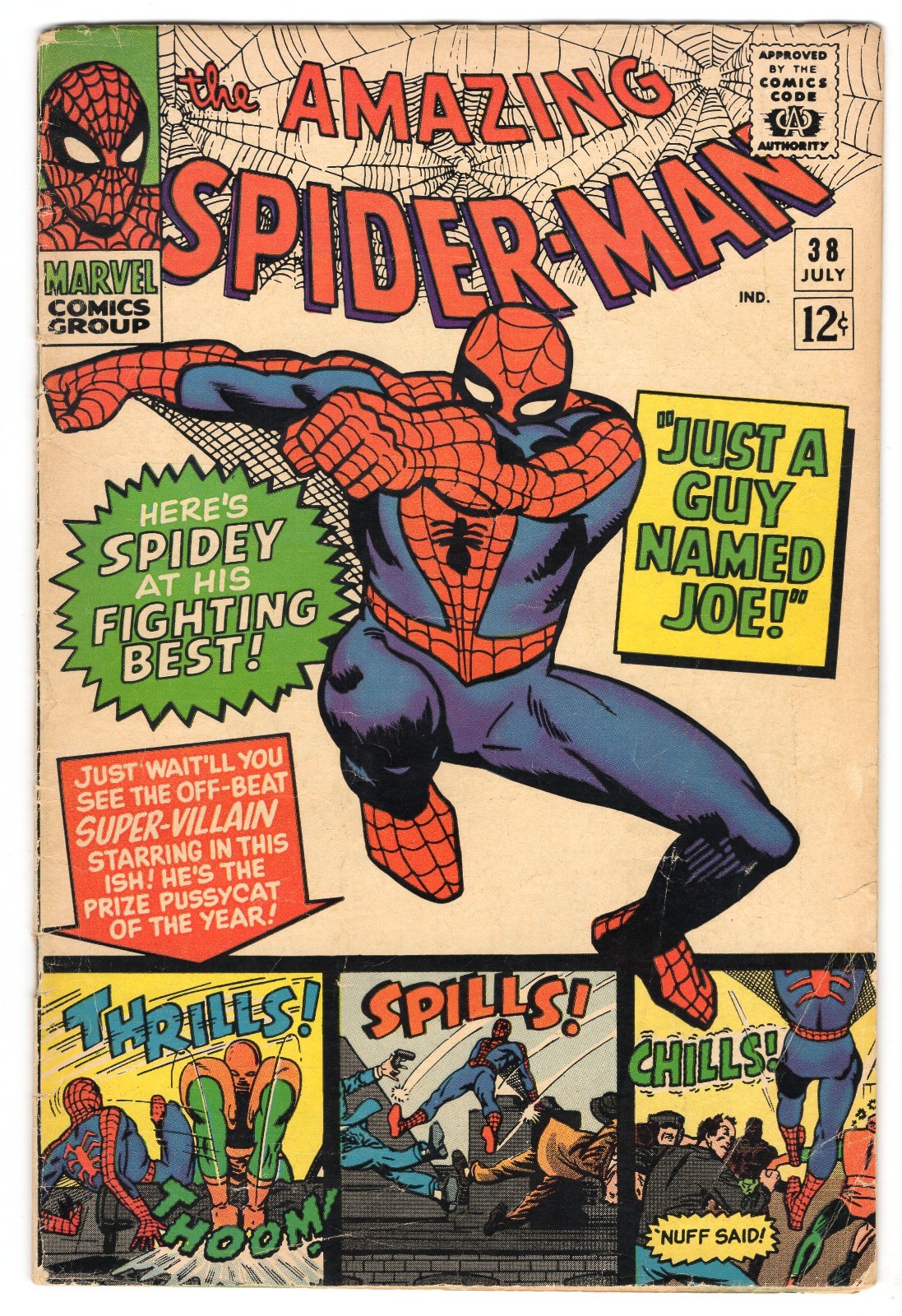 Amazing Spider-Man 38 1966 Marvel Comics VG 4.0 2nd Brief App Mary Jane Watson