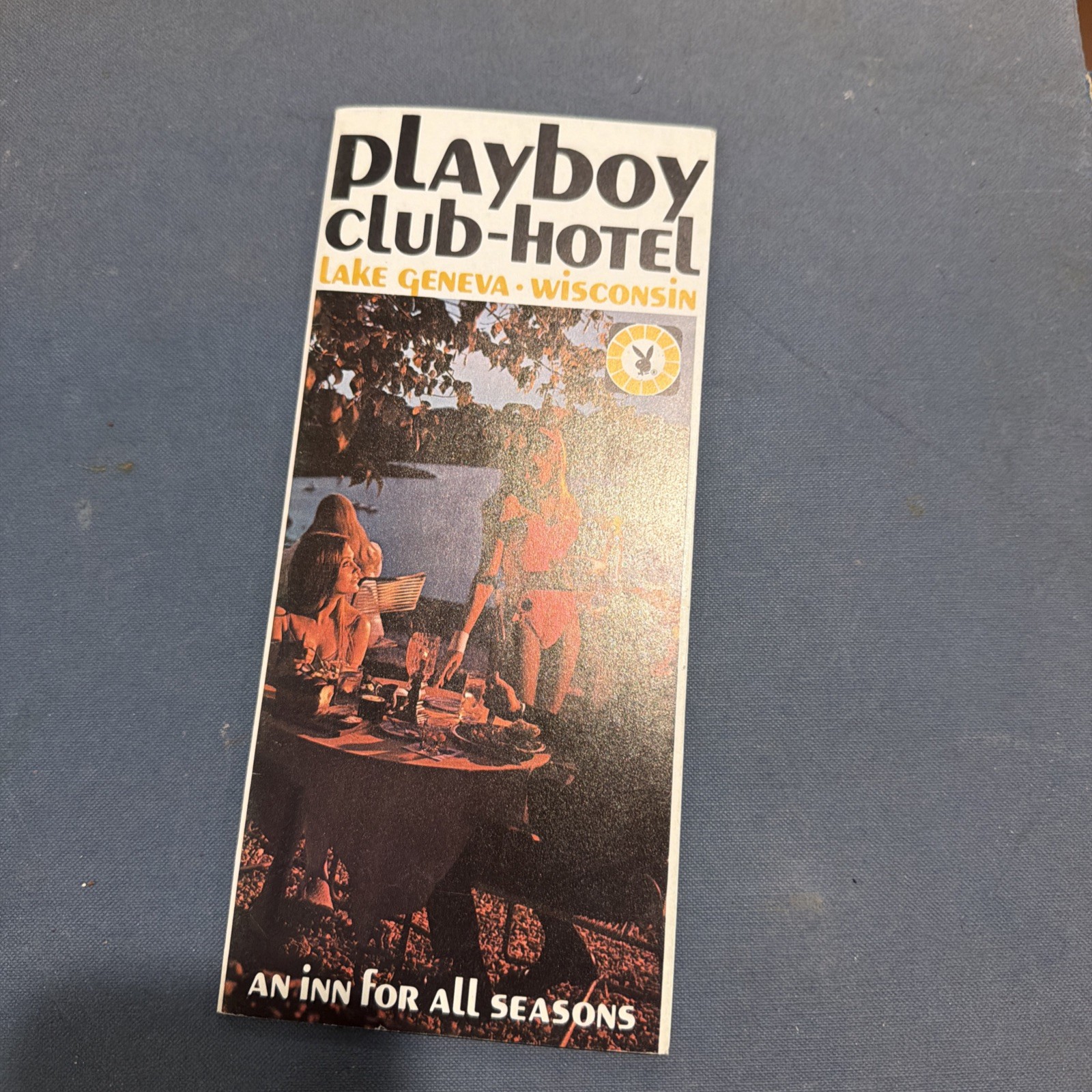 Minty Vintage PLAYBOY CLUB Hotel BROCHURE Lake Geneva Wisconsin 1970