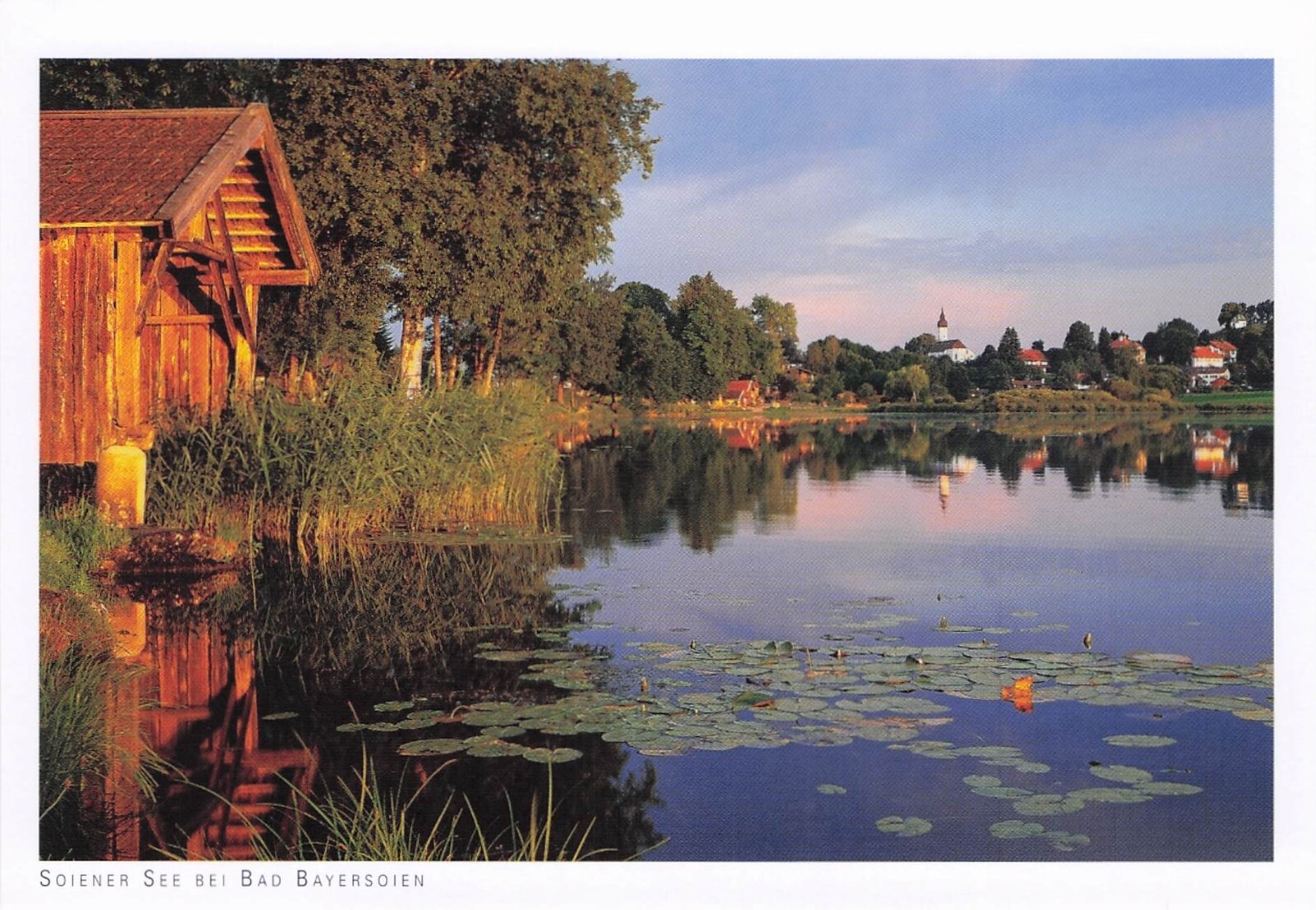 Soiener See Bei Bad Bayersoien Bavaria Germany Postcard