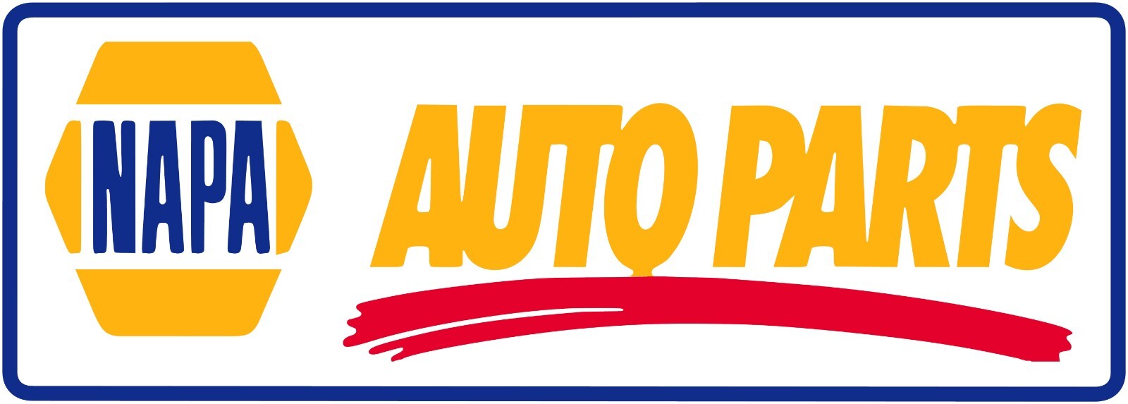 NAPA Auto Parts Dealer Logo New Metal Sign: 6