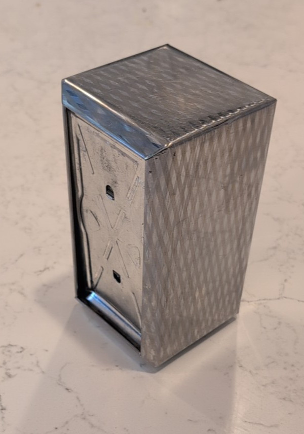 VINTAGE DRIPCUT STARLINE DINER NAPKIN HOLDER SPRING DISPENSER SILVER METAL