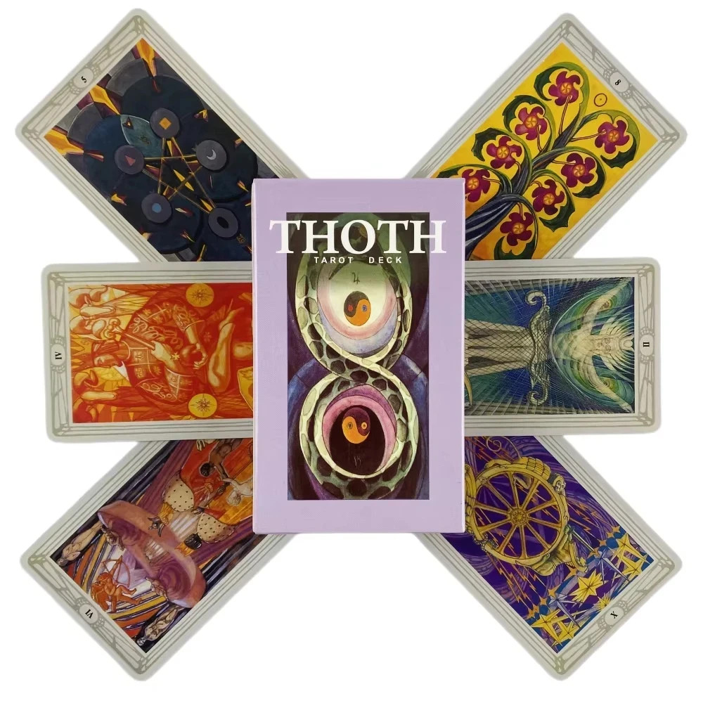Aleister Crowley Thoth Tarot Cards 78 Deck English Divination Guidebook Oracle