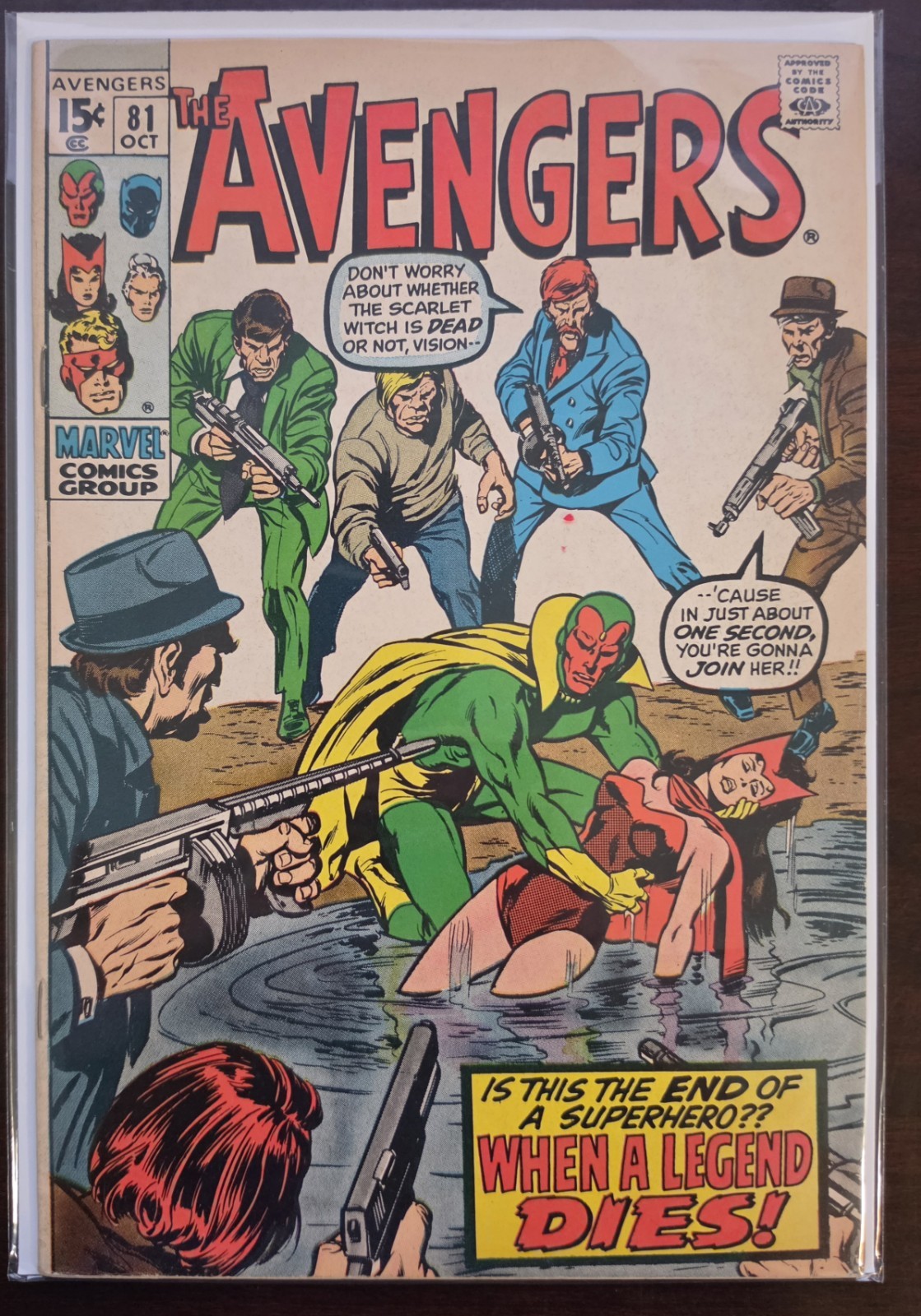 The Avengers #81 FN Red Wolf App. (Marvel Comics October 1970)