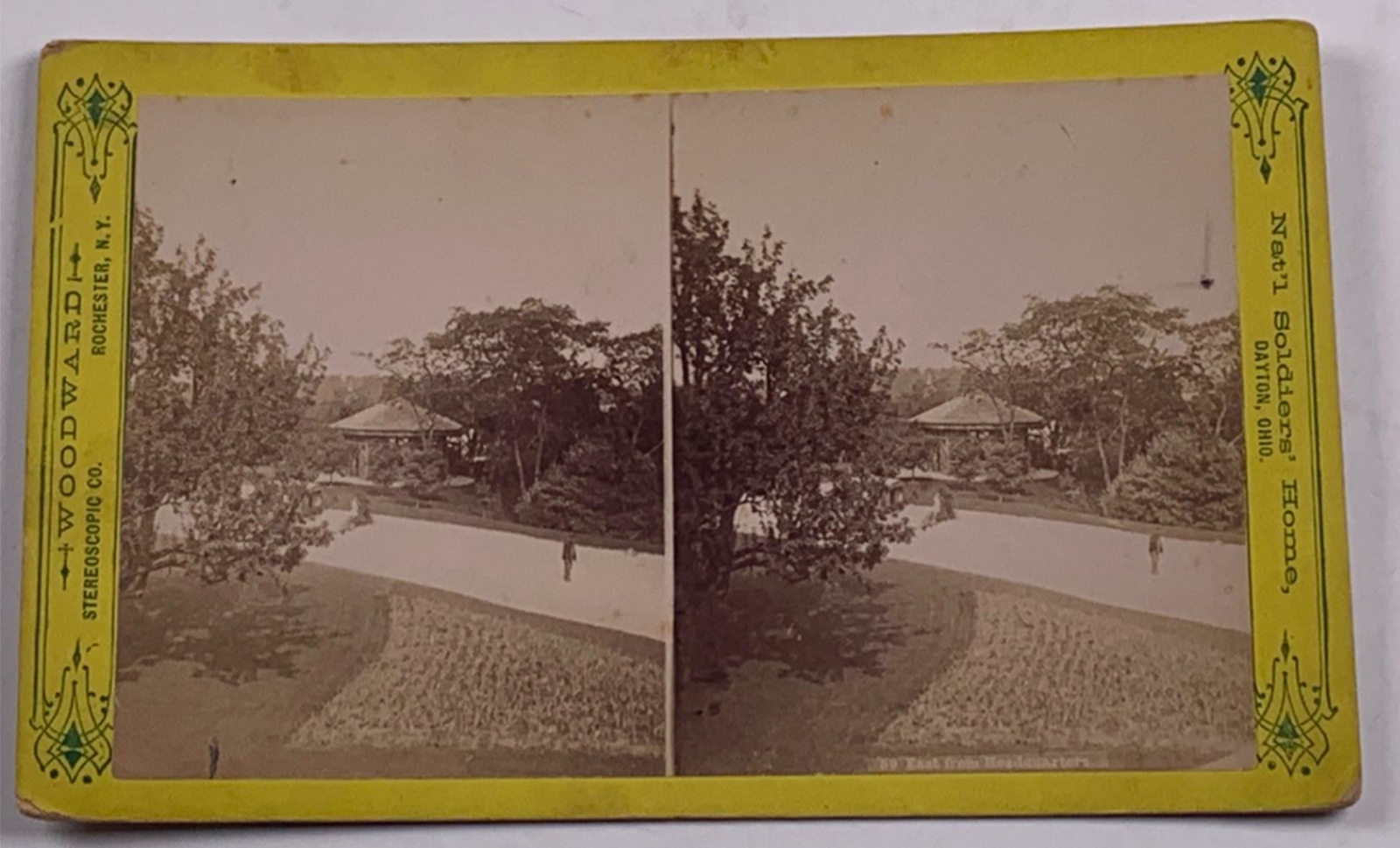 Stereoview Photo National Soldiers\' Home Dayton Ohio 