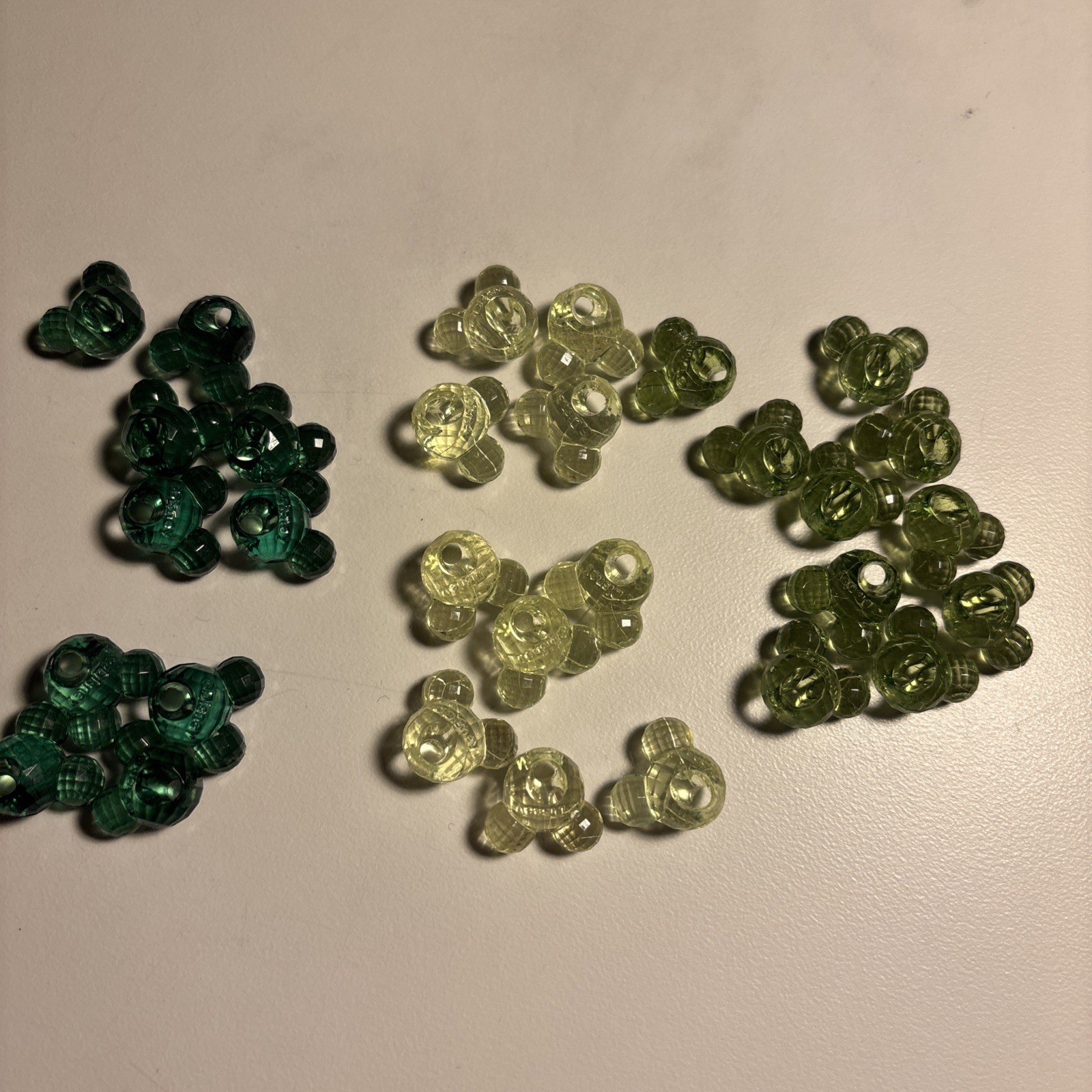 Vintage Mickey Mouse Disney Beads 30 Count