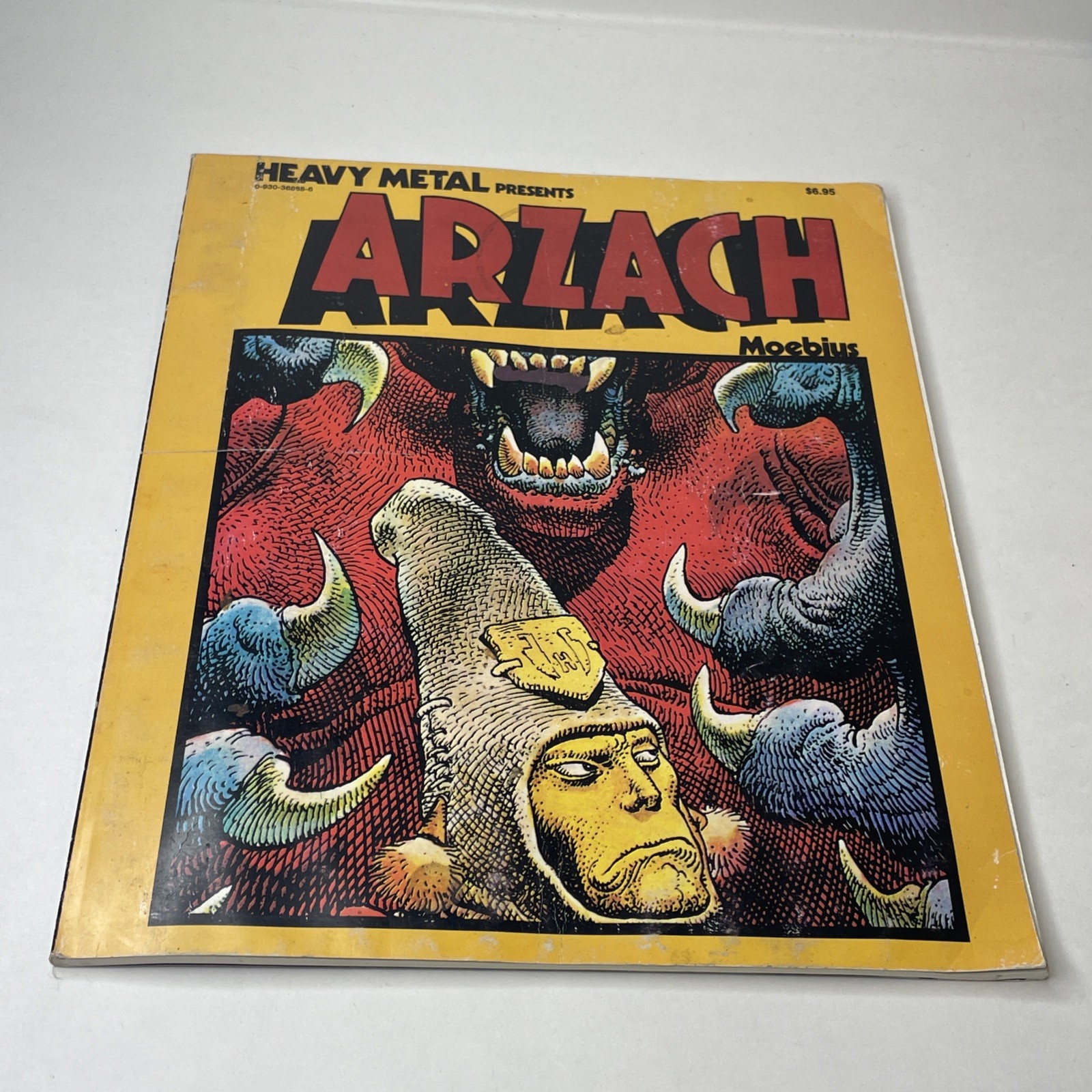 Heavy Metal Presents: Arzach by Jean Giraud Moebius Softcover Sci-Fi (Read Desc)