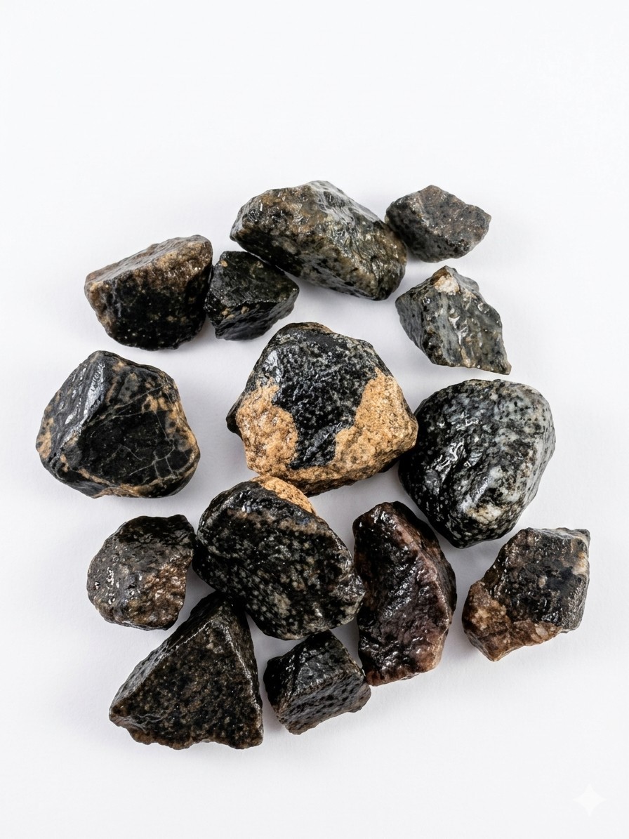 Natural SC Lodestone Set - Strong Magnetic Raw Stones - 14 Piece Earth Mi