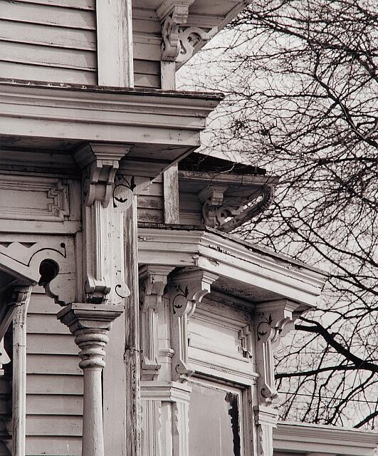 Chicago Victorian Architecture Detail Exterior 1952 Eastlake House Trim