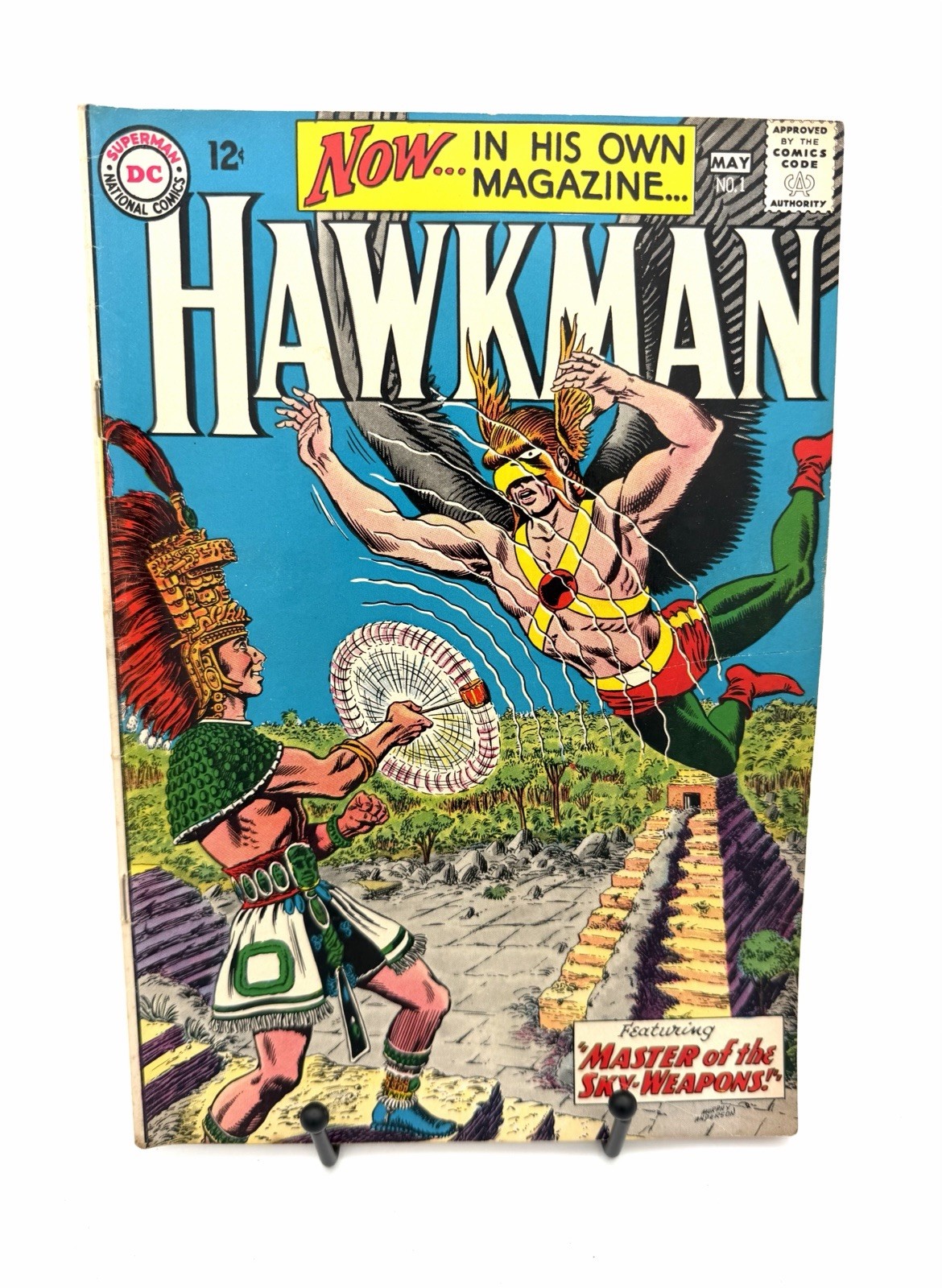Hawkman #1 (1964) 1st Hawkman Solo Title Origin & 1st App of Chac FN [DC] SA