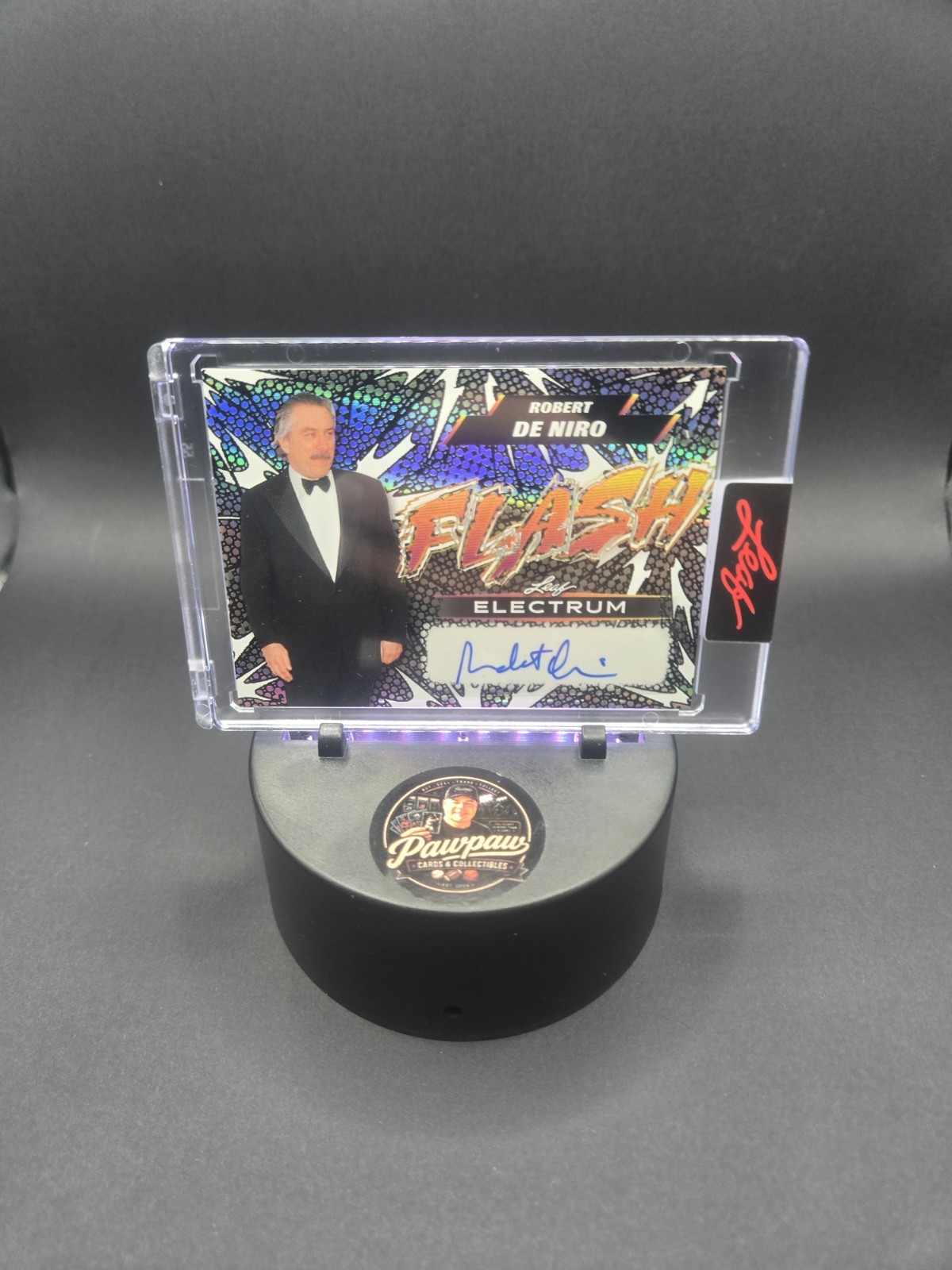 2025 LEAF ELECTRUM ROBERT DE NIRO #1/1 AUTO FLASH FL-RD1 POP CENTURY HOLLYWOOD