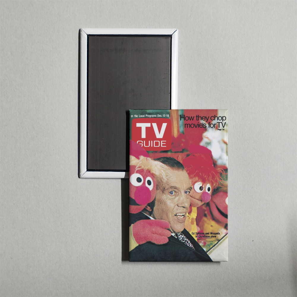 TV Guide 12-12-1970 - Ed Sullivan & The Muppets Fridge Magnet