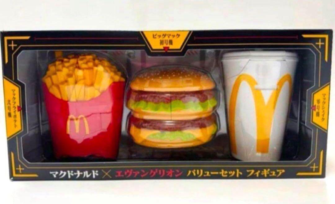 McDonald's x Evangelion Collaboration EVA Japanese Anime Value set Figure