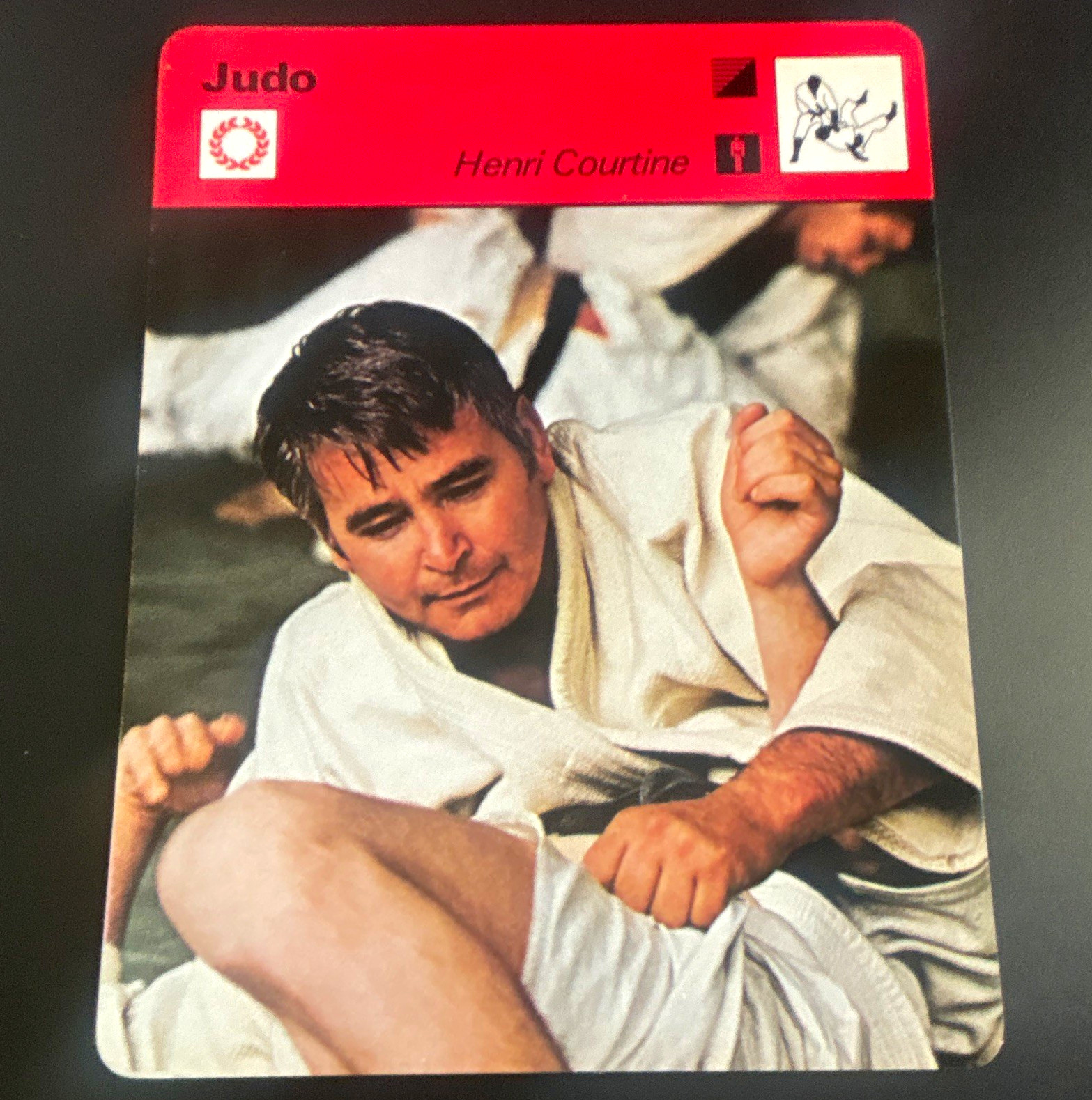 Editions Rencontre S.A. 1978 Judo Base Set Non-Sport Card Henri Courtine 03 005