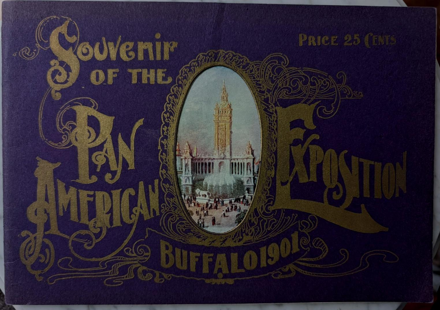 Rare 1901 Pan Am Expo Buffalo Souvenir Book 100+ Views Grandeur Chas J Shults