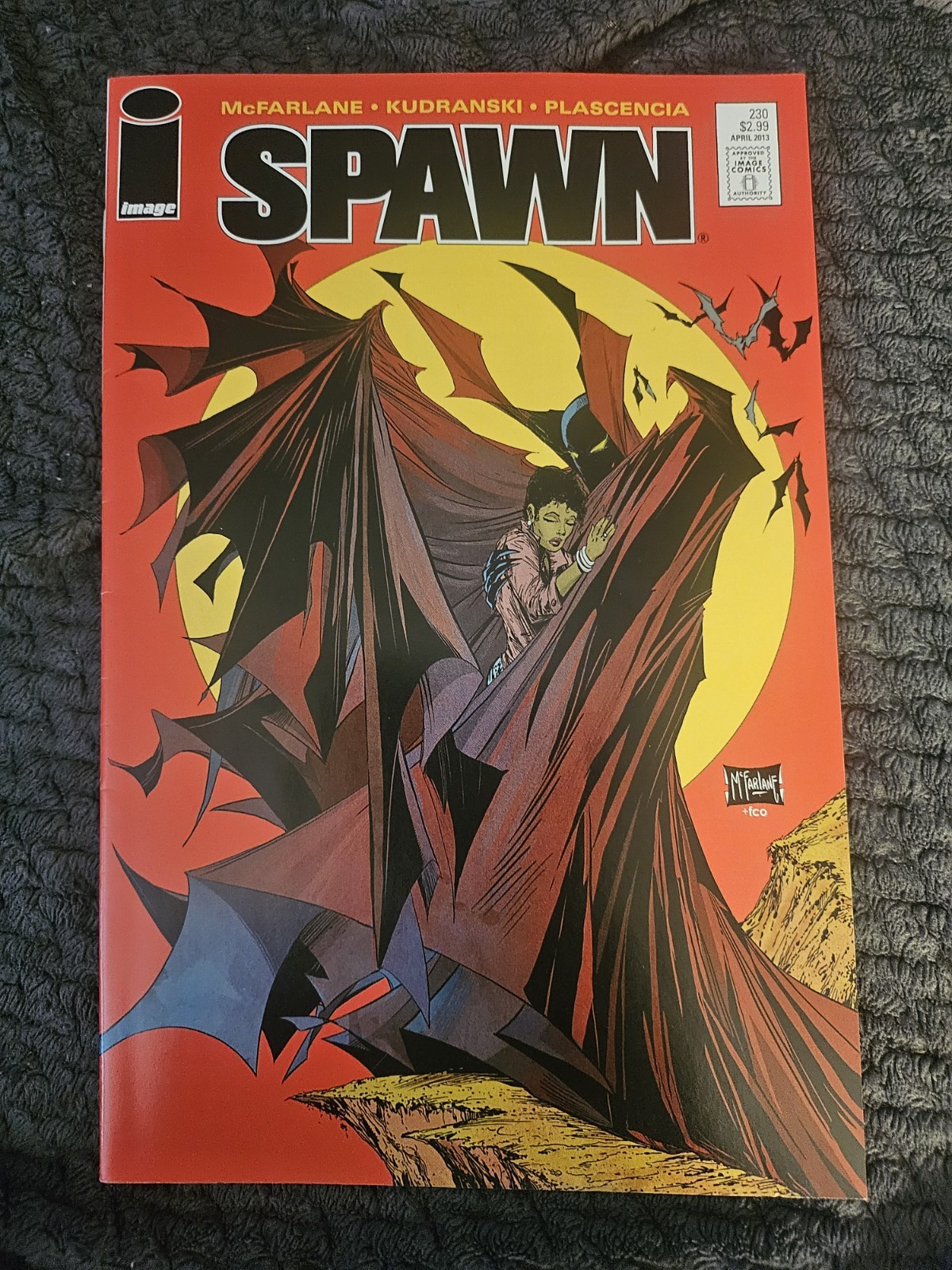 Spawn #230 Cover A Todd McFarlane Batman #423 Homage (2013) Image Comics