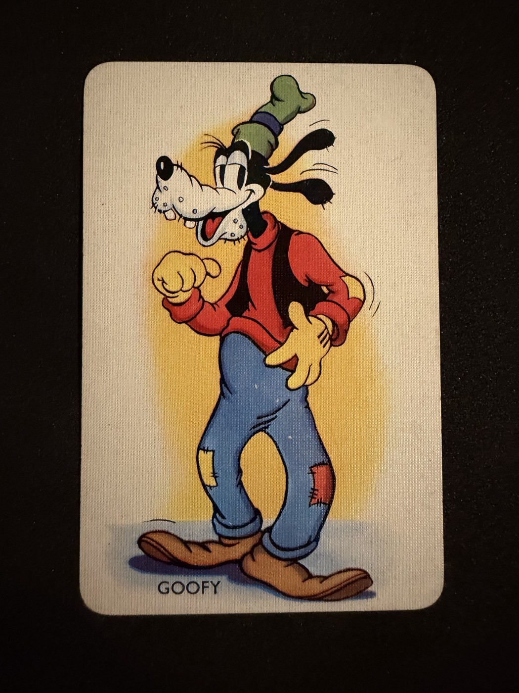 1938 Walt Disney Shuffled Symphonies Goofy Card Mickey Mouse Weekly