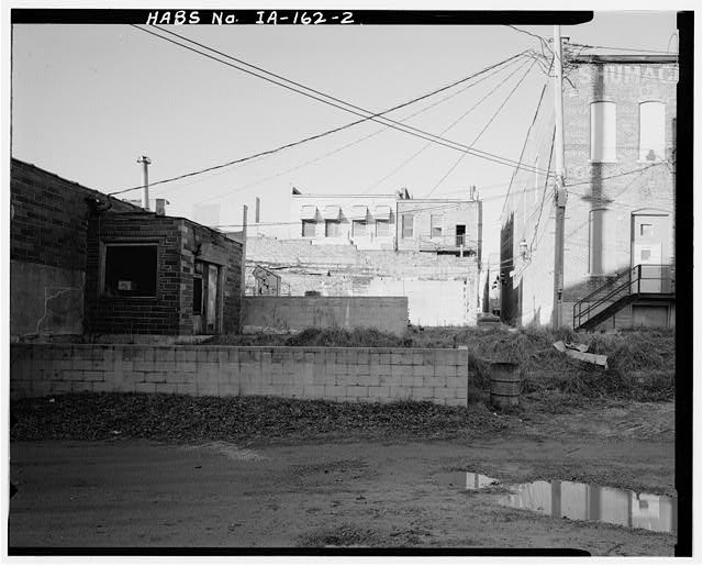 Marion Iowa 1900s Farmers Merchants State Bank Rear View 1135 Seventh Ave