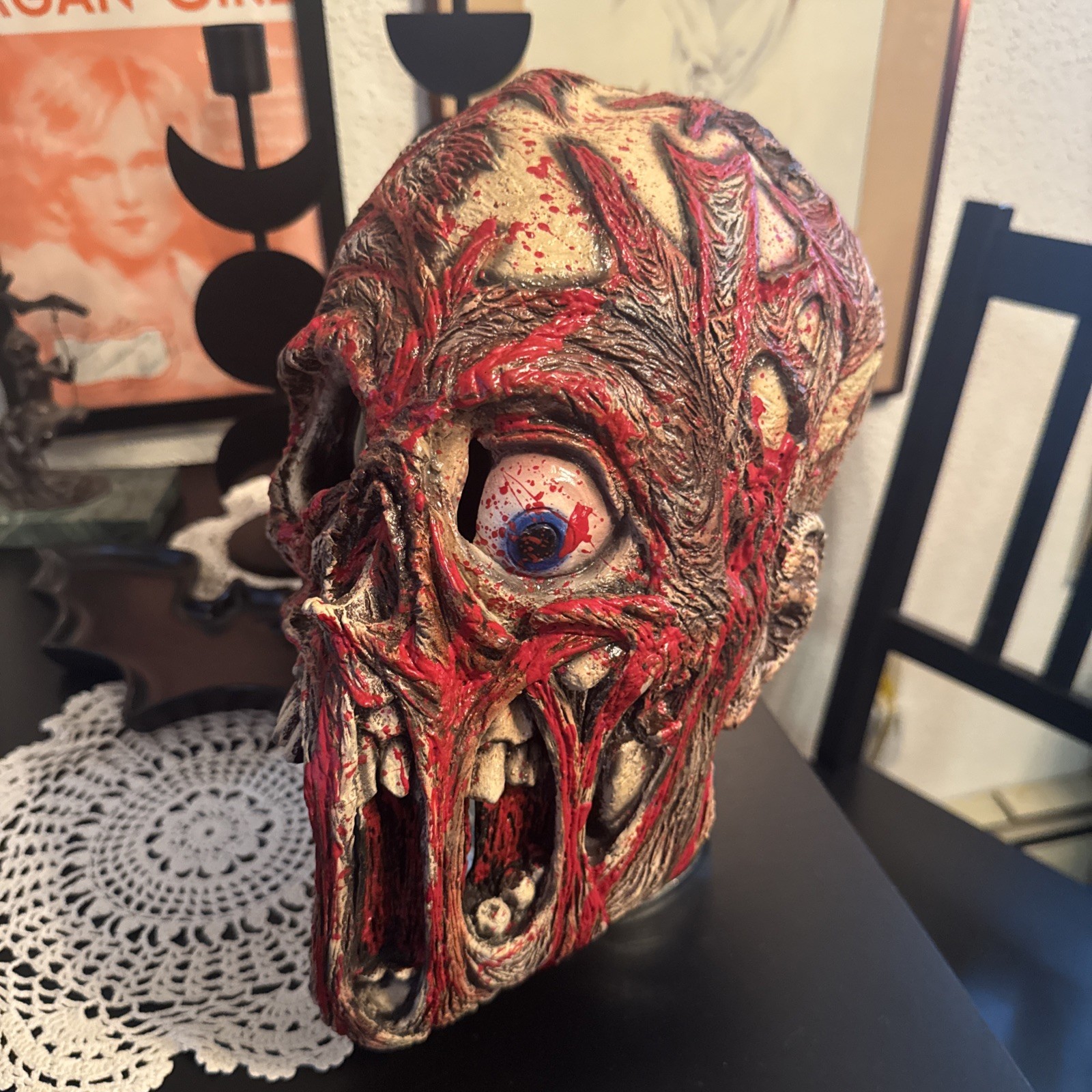 IEC Vintage 2000 Mask Illusion Halloween Undead Zombie Latex Mask Gore