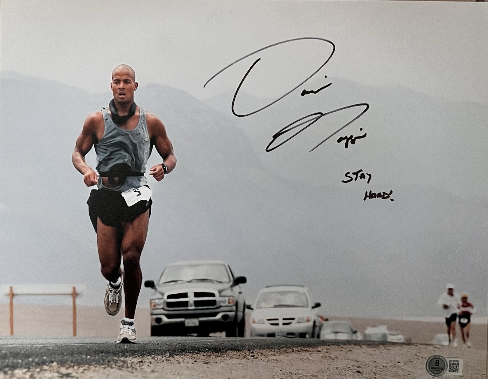 “Stay Hard” David Goggins Signed Autographed 11x14 Photo Beckett BAS