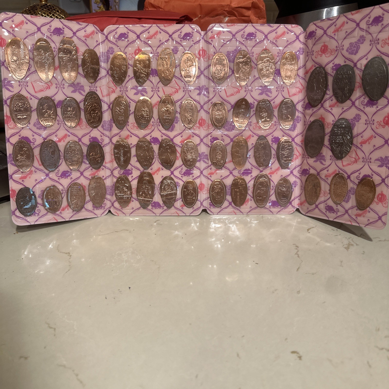 Disneyland Resort 60 Full Completed Pressed Coin Set Collection
