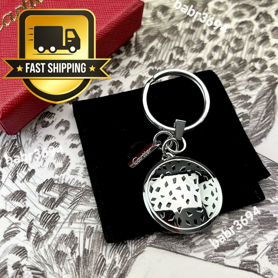 HOT Cartier Panthère de Cartier Keychain - Boxed + Dust Bag | Luxury VIP Ad Gift