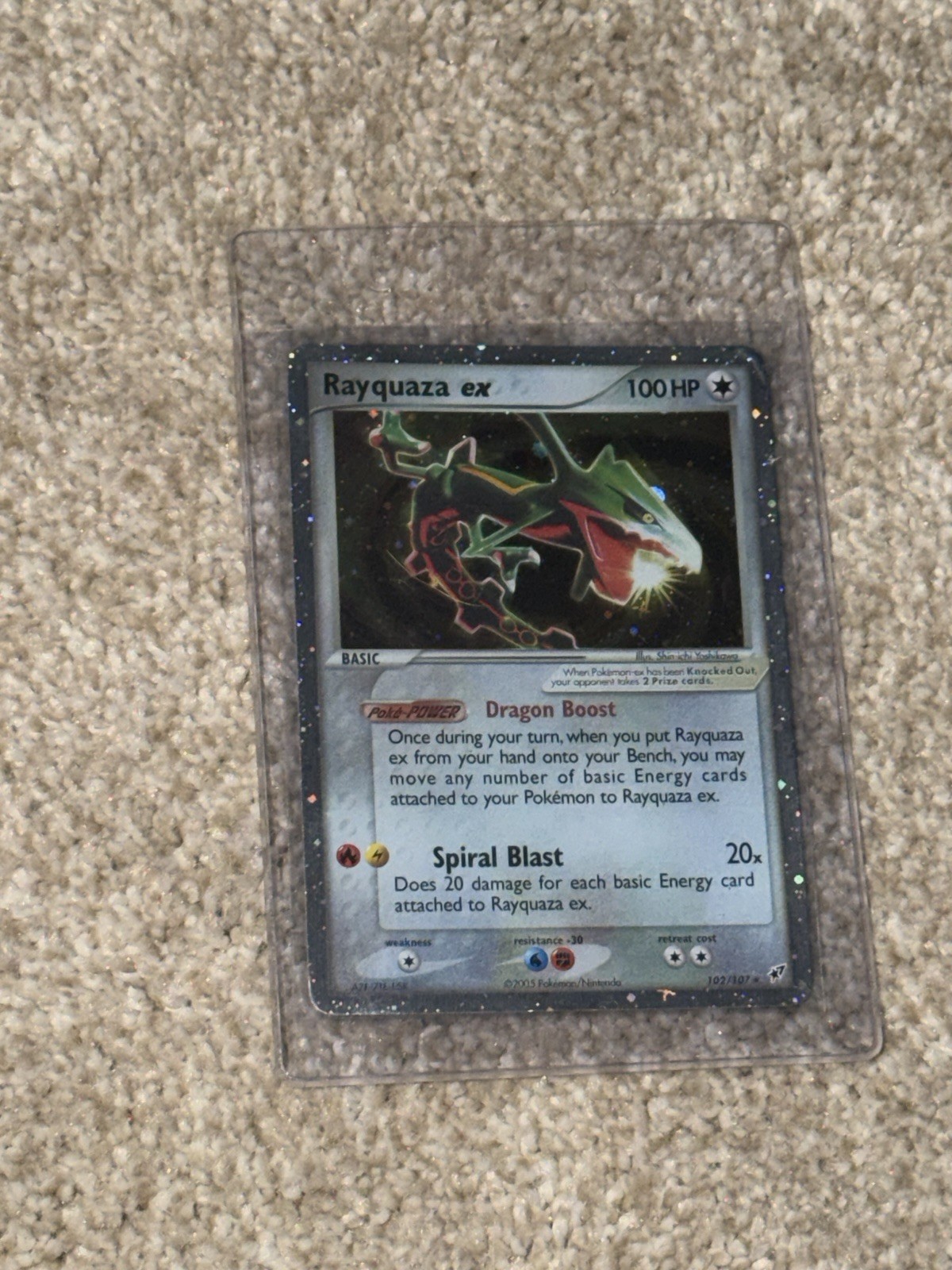 Pokemon Rayquaza ex 102/107 EX Deoxys Holo Ultra Rare English