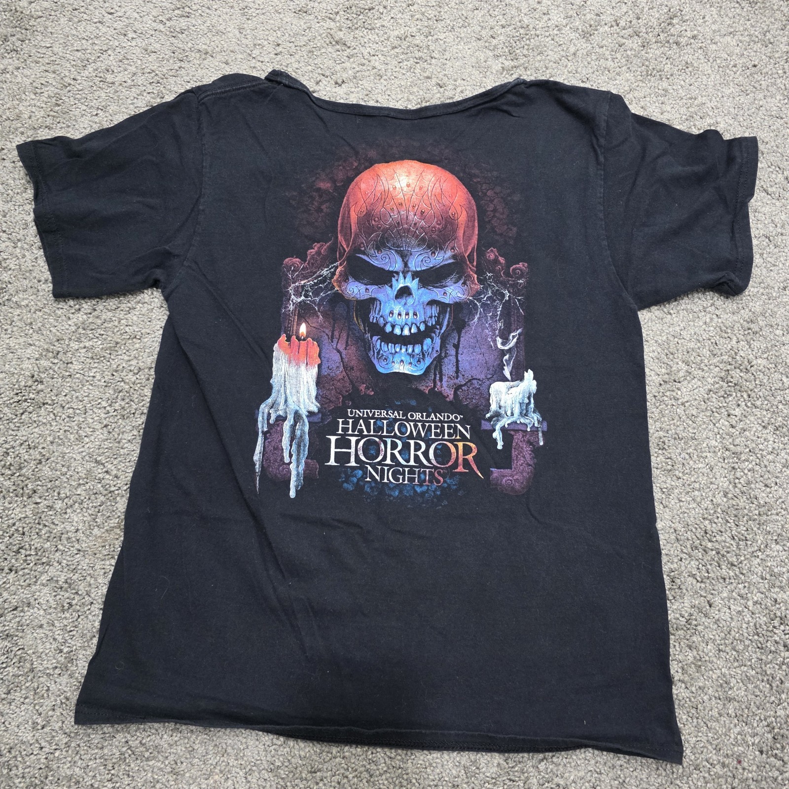 Universal Studios Halloween Horror Nights 2017 shirt Entertainment Staff M HHN