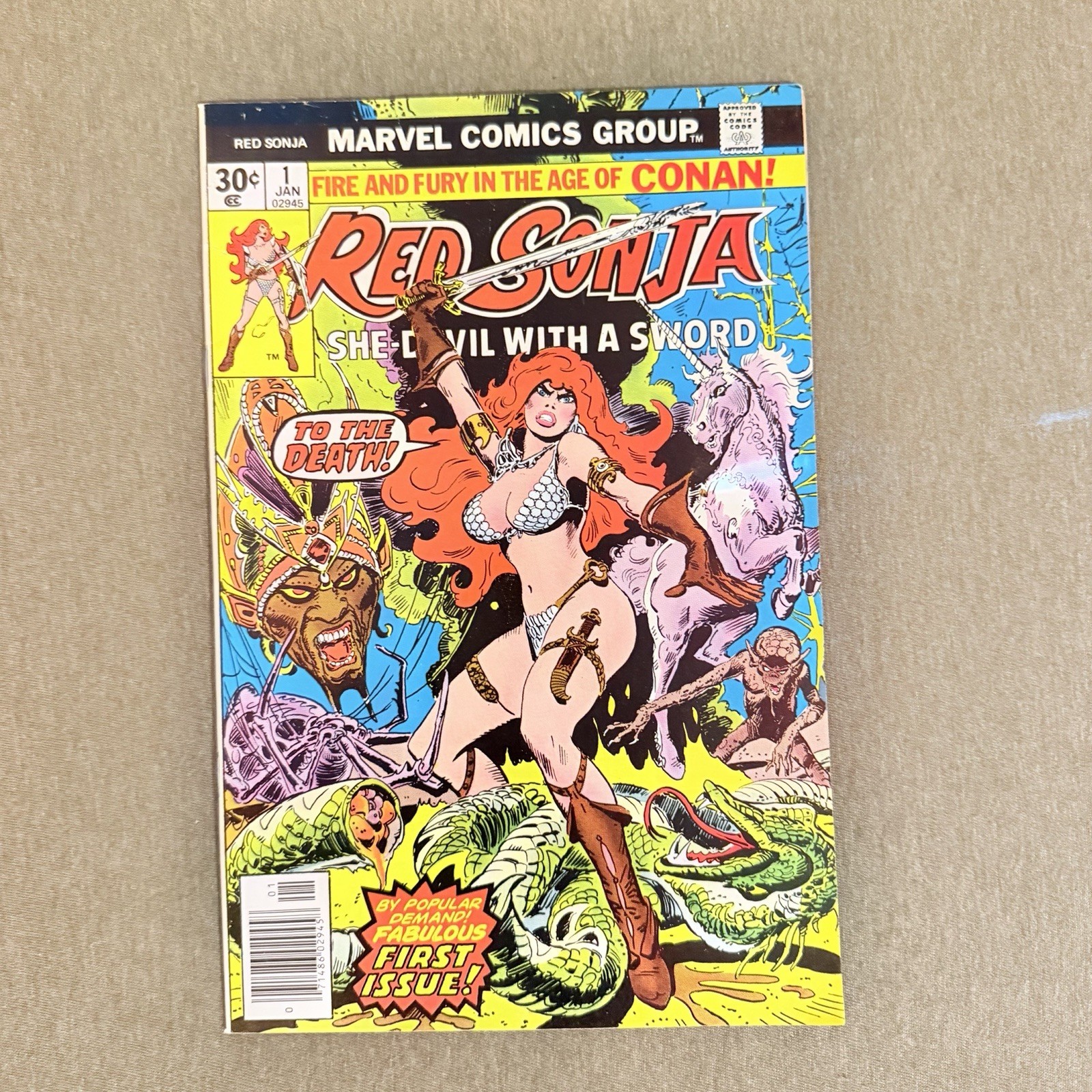 Red Sonja #1 (Marvel Comics January 1977)