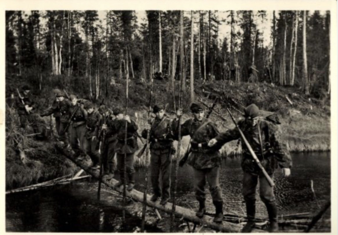 Mint Germany WW2 RPPC Postcard Waffen SS Mountain Nord Division Spähtrupp