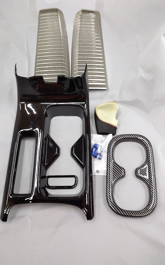 Honda Vezel Interior Accessories Set, Piano Black, Near Mint, 6 Items