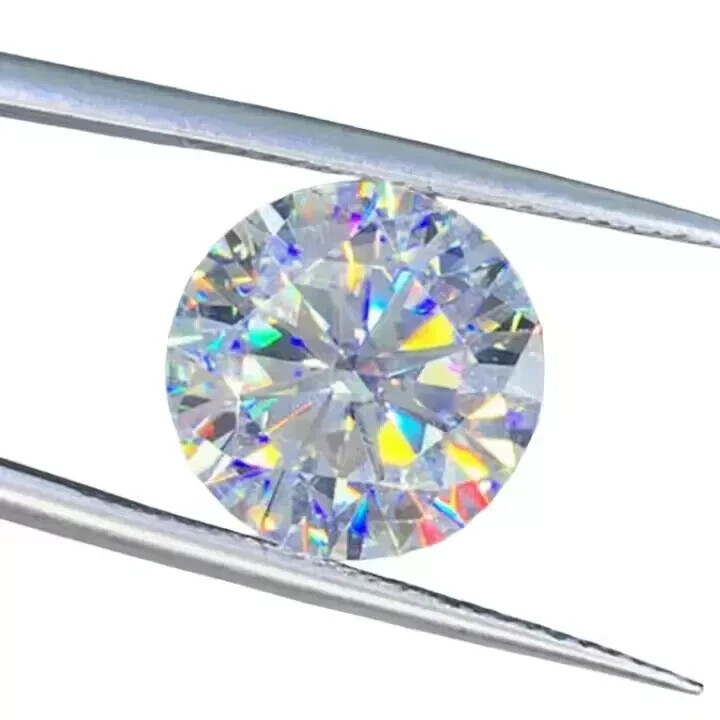 3 Ct Certified Natural Round Cut White Diamond D Grade VVS1 + 1 Free Gift
